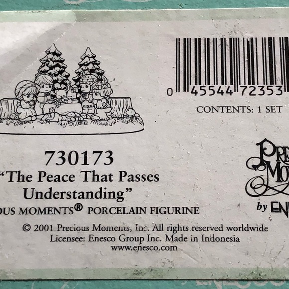 Precious Moments “The Peace that Passes Understanding” Thanksgiving Set - Picture 3 of 4